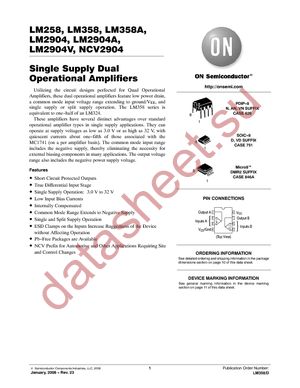 LM2904DR2 datasheet  